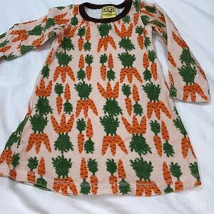 Duns organic carrot dress 74/80